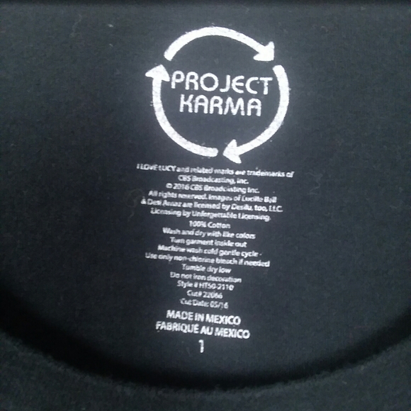 Project Karma I love Lucy No Filter scoop neck tee - Picture 5 of 5